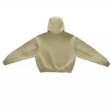 【dme】 日式简约复古休闲宽松重磅港风运动日常户外拉链连帽潮牌口袋百搭纯色长袖上衣秋季情侣外套卫衣 男女同款