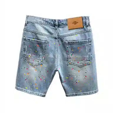 Lee Cooper Stretch Patch Denim Shorts