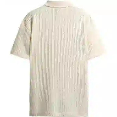 ZARA Slim Fit Textured Polo Shirt