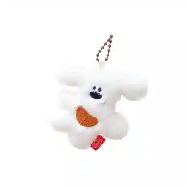 祎步康 潮玩公仔歪头狗狗包包小狗玩偶钥匙卡通 毛绒 挂件 男女同款情侣款