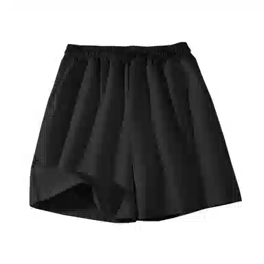 棉致 时尚简约个性星星涂鸦系带弹性舒适吸湿透气纯棉轻薄宽松基础通勤五分休闲短裤 女款