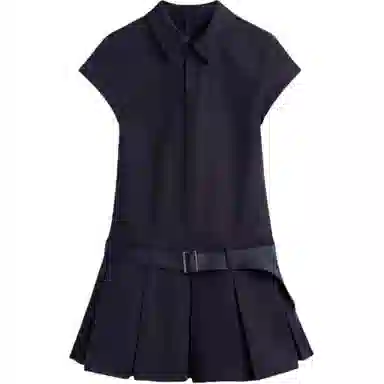 望莱仕 时尚潮流简约百搭短袖连衣裙 女款