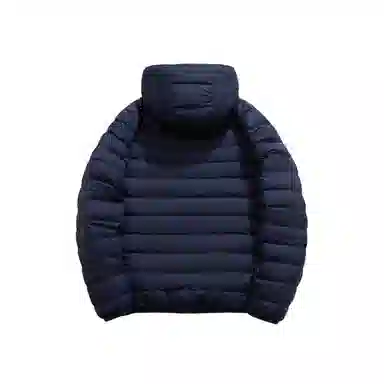 鸭鸭 纯色舒适时尚连帽轻薄羽绒服 男款