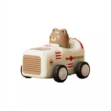 咕轹 卡通按压车 惯性/回力/滑行玩具