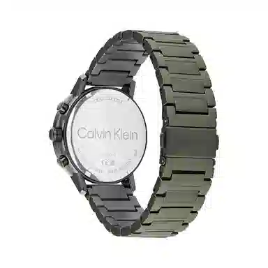 Calvin Klein Bold Quartz Green Dial Steel Bracelet