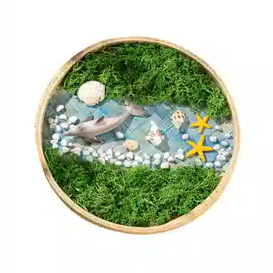 歌绒 苔藓画微景观品 手工制作
