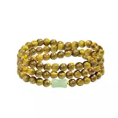 色菲尔 国风节节高升佛珠手饰 复古禅意招财纳福小众设计多圈叠戴串珠盘玩时尚百搭#好运 鸡翅木 木作手串 男女同款情侣款