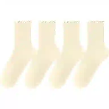 黛梦恋 抗菌吸汗透气泡泡中筒袜 女款