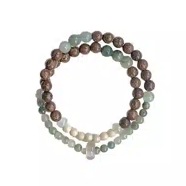 色菲尔 国风重山叠翠双圈跑环 招财吸金静心 新中式文玩简约小众时尚百搭#好运转运 鸡翅木 手串 男女同款情侣款