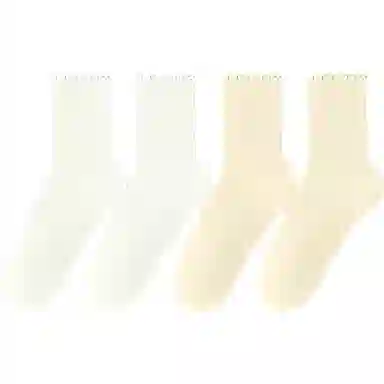 黛梦恋 抗菌吸汗透气泡泡中筒袜 女款