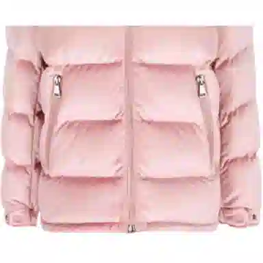 Moncler FW21 Hooded Down Jacket Pink