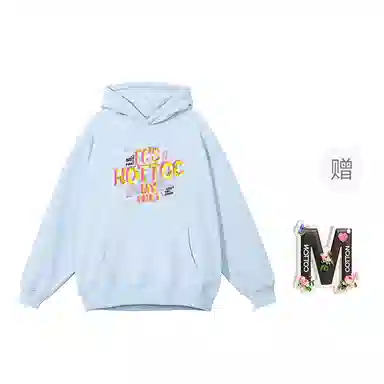 棉购 连帽宽松加绒加厚上衣潮流个性舒适宽松街头风卫衣 女款