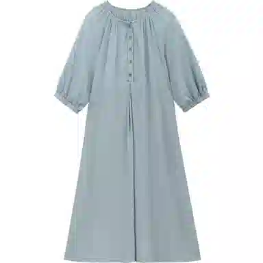 谜秀 显瘦 气质 温柔 舒适长袖连衣裙 女款