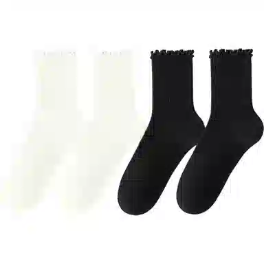 黛梦恋 抗菌吸汗透气泡泡中筒袜 女款