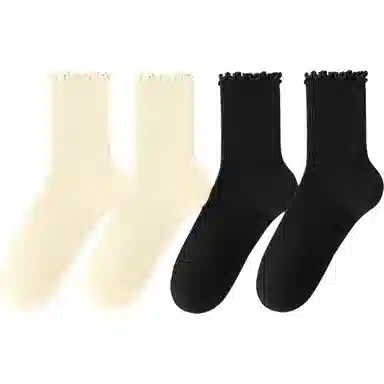 黛梦恋 抗菌吸汗透气泡泡中筒袜 女款