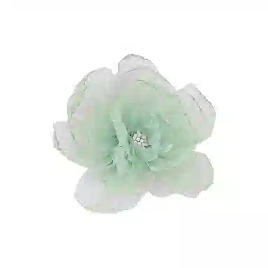 蒙妮 森系温柔风氛围感山茶花 布料 发夹 女款