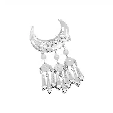 蒙妮 复古轻奢民族步摇流苏鸭嘴夹 合金 发夹 女款