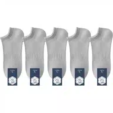 黛梦恋 抗菌防臭简约短袜 男款