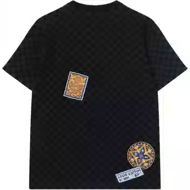 Louis Vuitton SS25 Logo Print T-Shirt Black