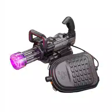 欧洛伊 喷火旋转加特林脉冲电动 大容量黑科技高压蓄力连发 水枪