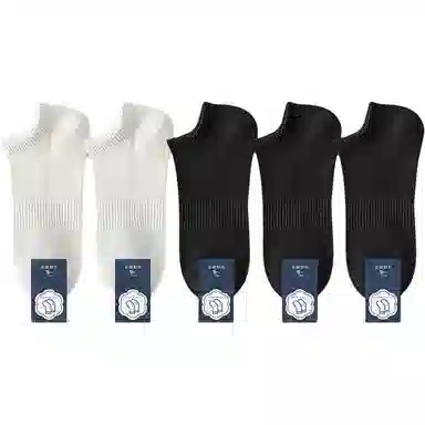 黛梦恋 抗菌防臭简约短袜 男款