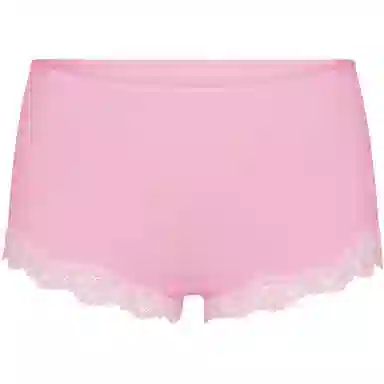 SKIMS Fits Everybody Lace Triangle Cami and Boy Short Set