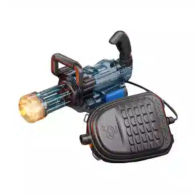 欧洛伊 喷火旋转加特林脉冲电动 大容量黑科技高压蓄力连发 水枪