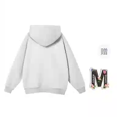 棉购 连帽秋冬季加绒加厚舒适百搭潮流印花美式学生上衣服卫衣 男女同款