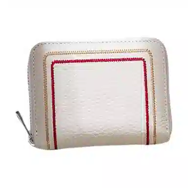 掐尖 多卡位卡片简约软皮零钱包硬币 头层牛皮 卡包 常规 女款 多色