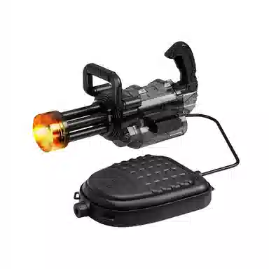 欧洛伊 喷火旋转加特林脉冲电动 大容量黑科技高压蓄力连发 水枪