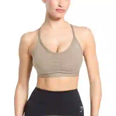 GYMSHARK Ruched Sports Bra