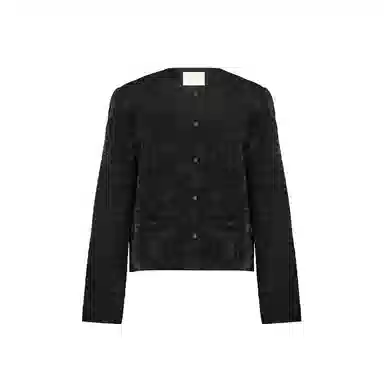 美洋 浮雕中式提花鹅绒内胆夹克 女款