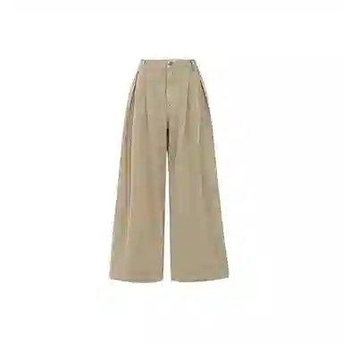 美洋 褶皱宽松阔腿牛仔裤 女款