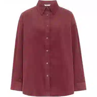 美洋 棉感灯芯绒文艺复古衬衫 女款