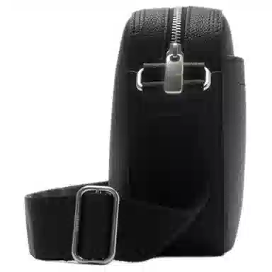 Burberry Cotswolds Enamel Knight Stamp Crossbody Bag Black