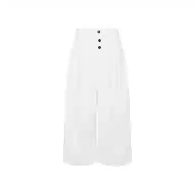 美洋 全棉斜纹砂洗卷边休闲裤 女款