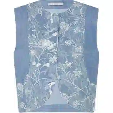 美洋 重工刺绣珠片绣新中式马甲 女款