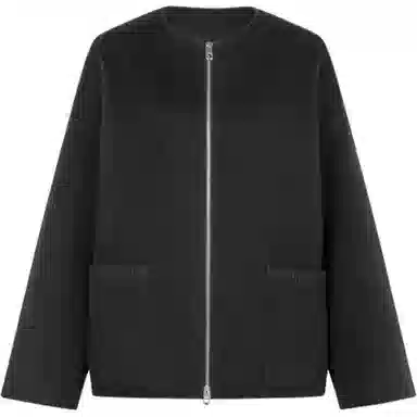 美洋 羊绒羊毛混纺圆领大衣 女款