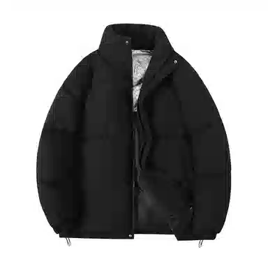 BUSINE 2025 Solid Color Winter Puffer Jacket