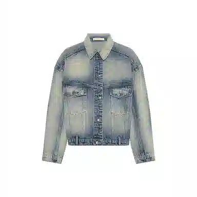 美洋 怀旧滤镜做旧洗水牛仔外套 女款