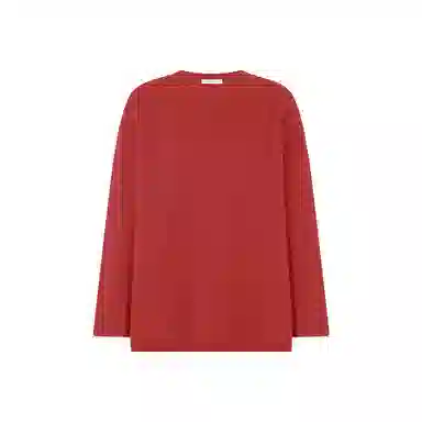 美洋 绵羊毛混纺圆领卷边毛衣 女款