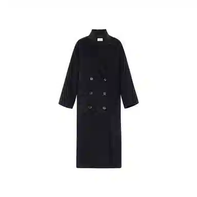 美洋 全羊毛双排扣双面呢大衣 女款