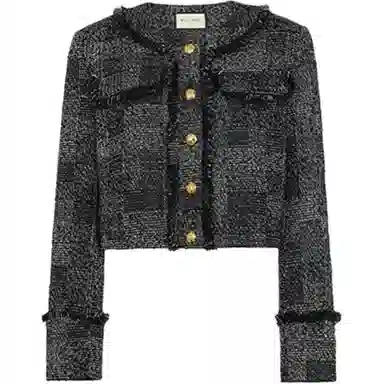 美洋 编织复古金扣夹克 女款