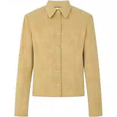 美洋 雾面肌理翻领收腰夹克 女款