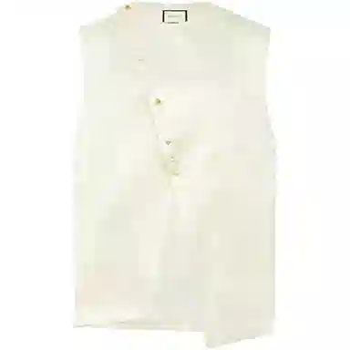 美洋 醋酸缎新中式不规则马甲 女款