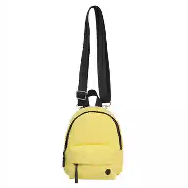 醇龙 时尚精致运动百搭轻便纯色洋气简约清新日常通勤 皮膜拼尼龙 斜挎包单肩包 男女同款情侣款 多色