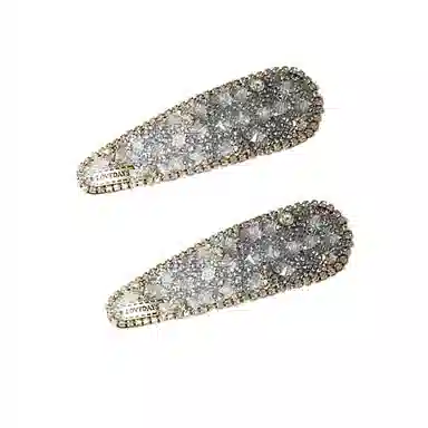 左欧 高端侧边刘海碎夹 布艺 发夹 女款