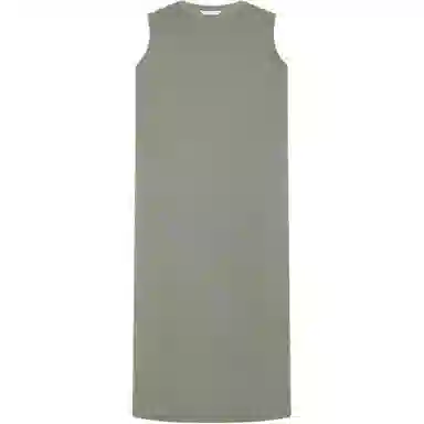 美洋 天丝苎麻圆领宽松长袖连衣裙 女款