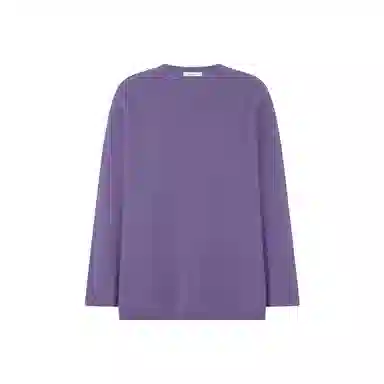 美洋 绵羊毛混纺圆领卷边毛衣 女款