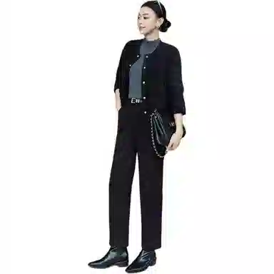 美洋 保暖直筒开叉休闲裤 女款